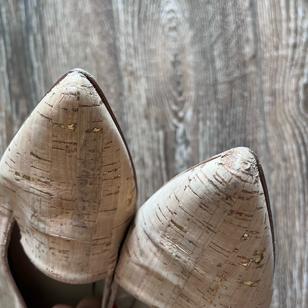 Stuart Weitzman Rialto Cork Pointed Flats - image 7